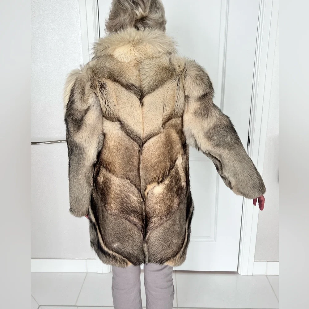 Real fur coat, size L - Picture 16 of 17